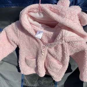 Cater’s teddy bear pink jacket